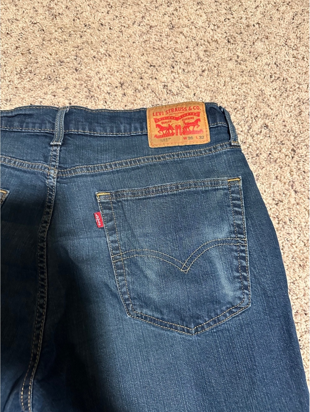 Levi's Men's Classic Blue Denim Jeans Size W36 L32